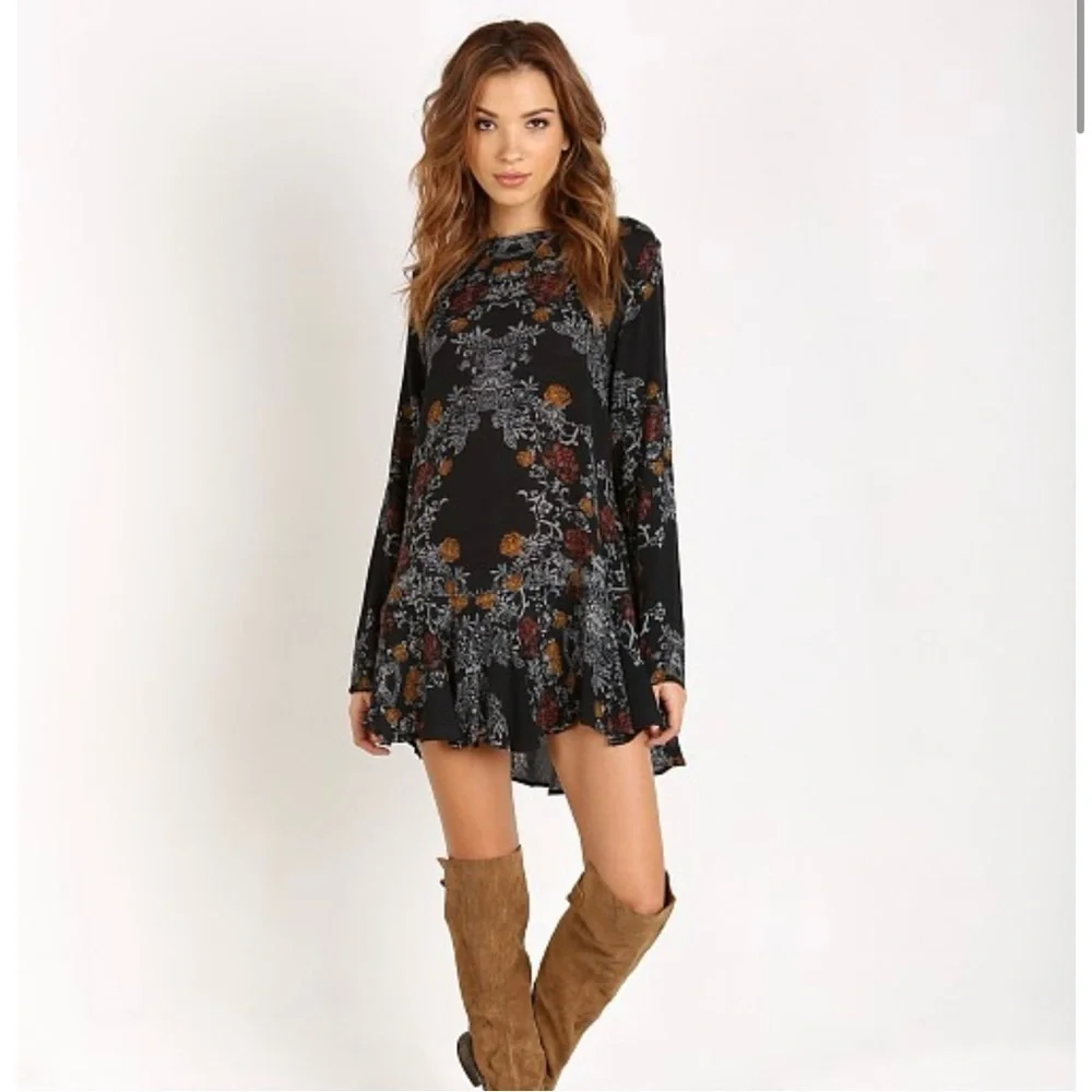 Free People Smooth Talker Tunic Raven